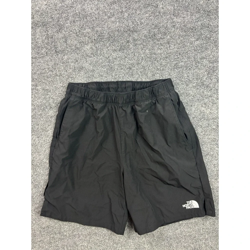 The North Face Athletic Shorts Mens Small Black Elastic Waist Hiking Training